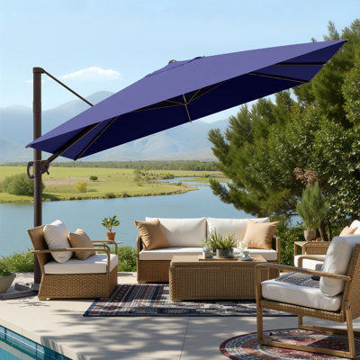 Cowie 11’ x 11’ Square Cantilever Patio Umbrella