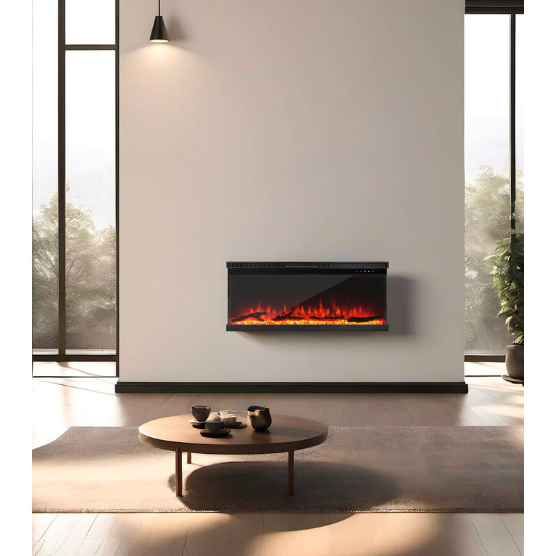 Flint Belfry Heating 3-Sided Luxury Electric Fire, 44cm H x 102cm W x 20cm D