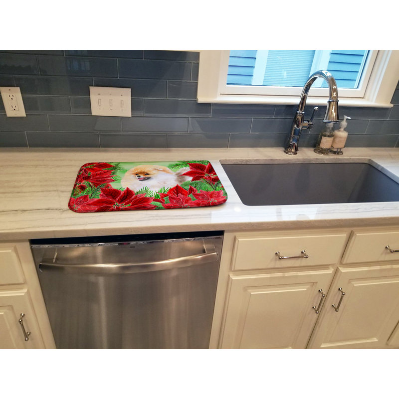 Tapis de séchage poinsettas poméranie