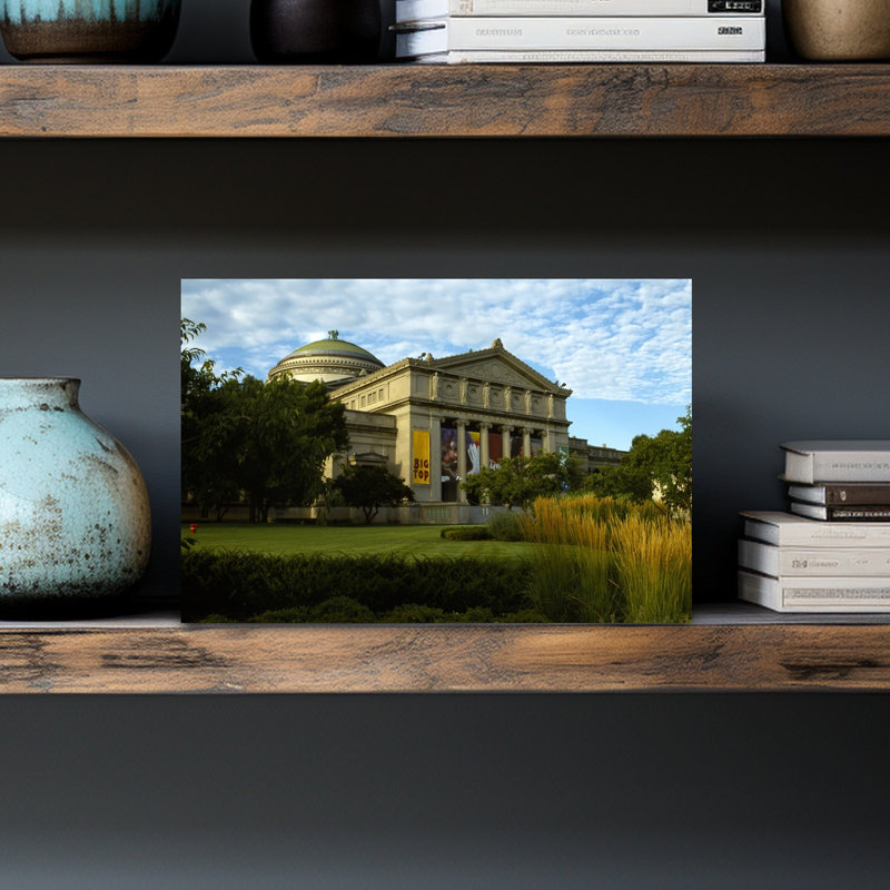 Facade of a museum Museum Of Science And Industry Hyde Park Chicago Cook County Illinois USA 1 Piece Wrapped Canvas Wall Art