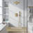 12-Inch Wall Mounted Rain Shower System with Handheld Shower Head and Rough-In Valve-122422578