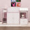 Full Low Loft Bed With Storage, Door And Window, Wood Playhouse Bed Frame With Storage