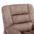 36" Wide Soft Modern Short Plush Manual Massage Heat Recliner with Metal & Plywood Frame-155595623