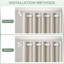 Tringle à rideau enroulable ajustable de 1 po de diamètre robuste, blanc, 48 à 84 po-1124742438-1124742436