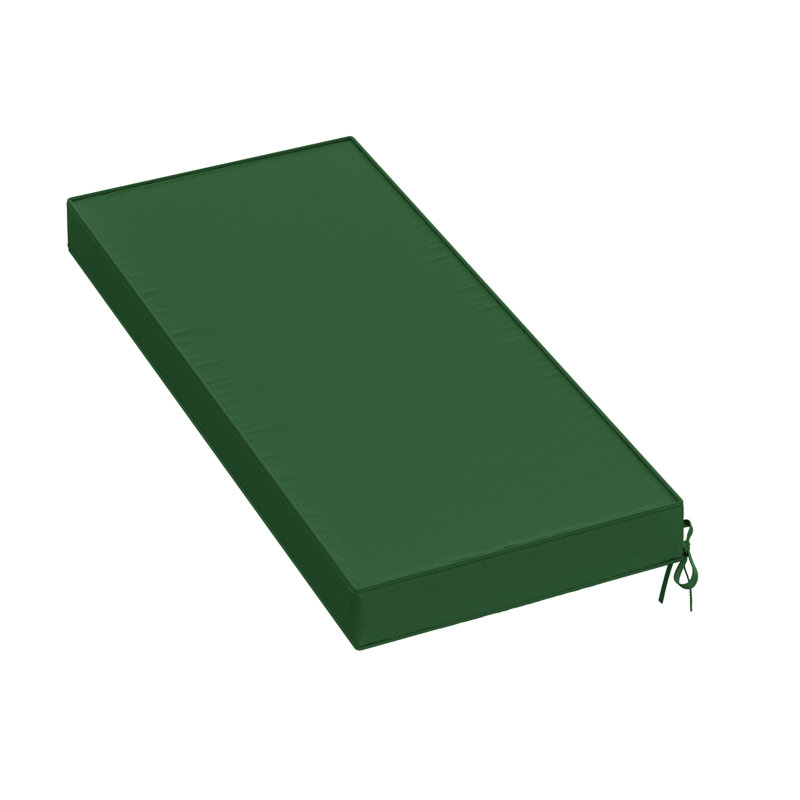 Outdoor Bench Cushion 42 X 18 X 3 Inch Indoor And Outdoor Seat Cushions, Olive Green, 42" W x 18" D