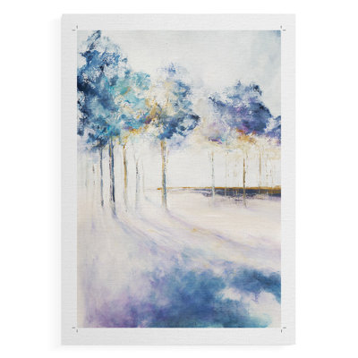 Shadow and Tall Trees -Canvas Print Only - NOT FRAMED