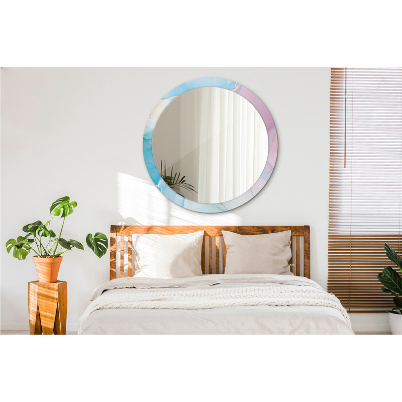 Huldar Glass Flat Wall Mirror