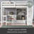 Full Size Loft Bed-293693461