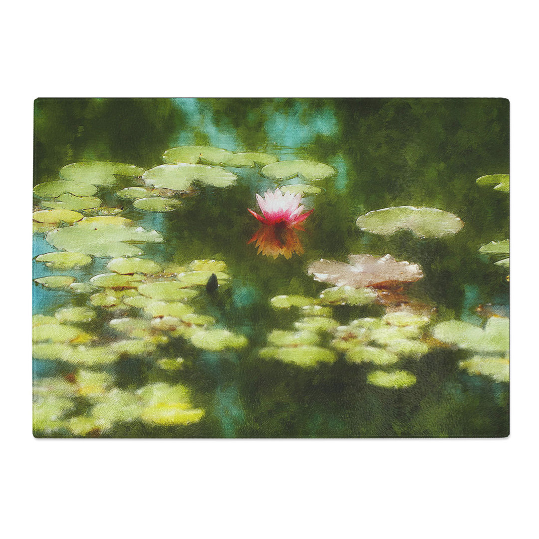 Water Lily Flower Vol.1 Painting Chopping Board