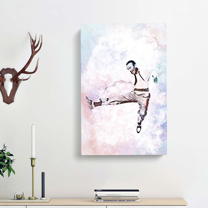 Fred Astaire Dancing in Abstract - Wrapped Canvas, 76cm H x 50cm W x 3cm D