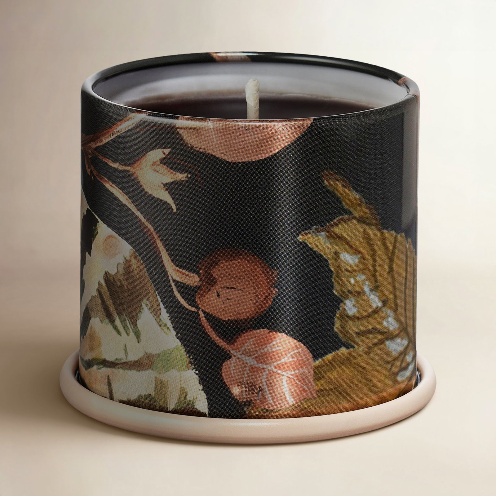 Midnight Pumpkin Demi Tin Candle