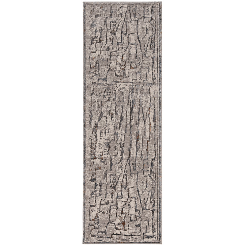 Geometric Indoor Rug, Runner 2'2" x 6'11"