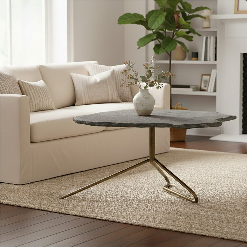 Mondragon Abstract Coffee Table, Grey
