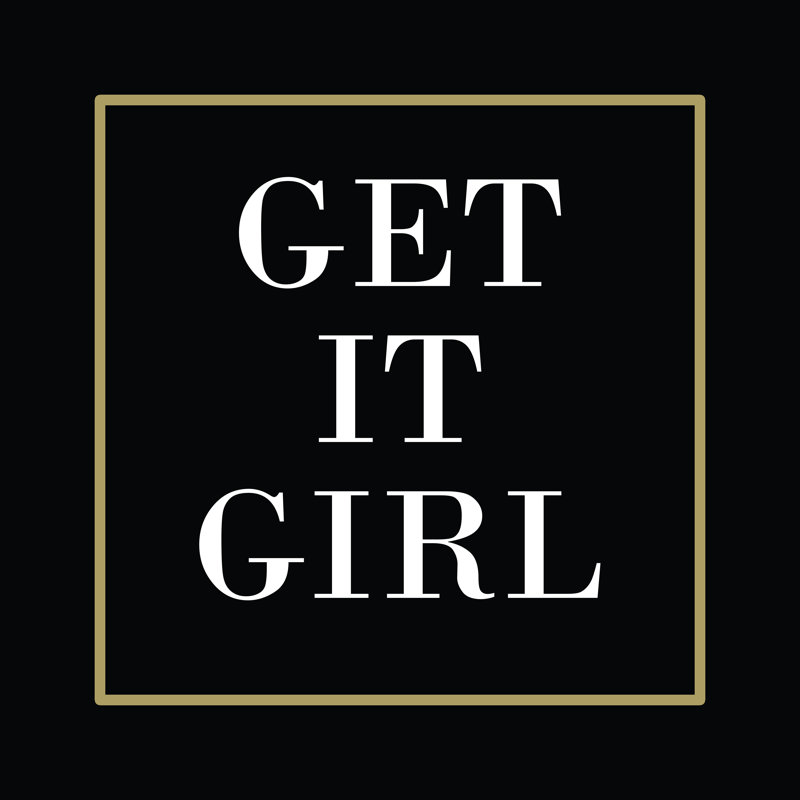 Get It Girl - Wrapped Canvas Print, 76cm H x 76cm W x 3.8cm D