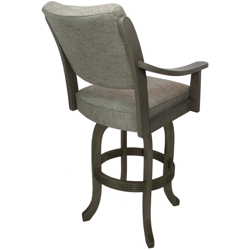Hemsath Driftwood On Asian Grey, Gris, Bar Stool (30" Seat Height)