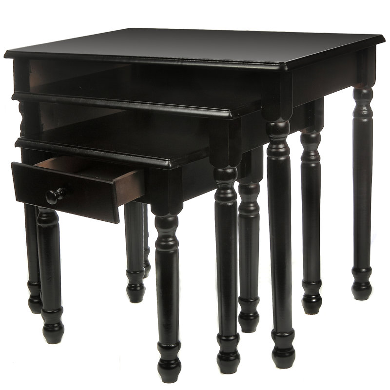 Table gigogne en bois 3 pièces Mcalpine
