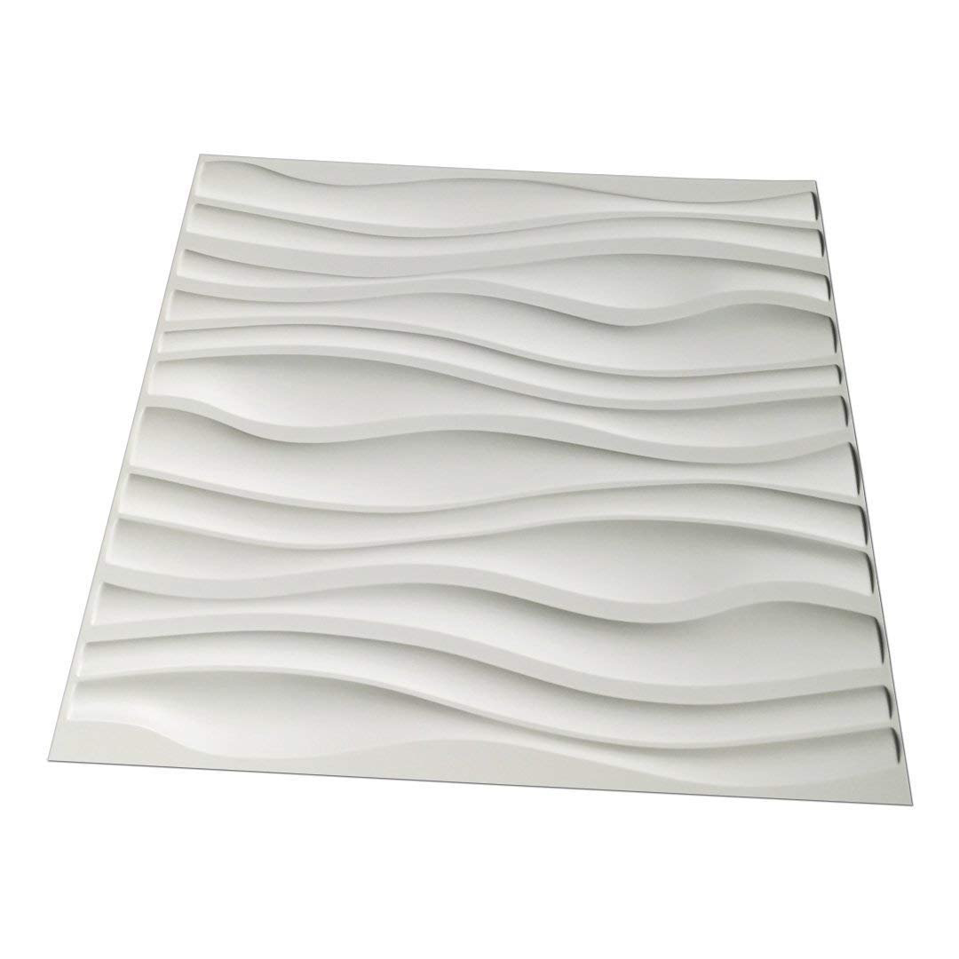 Shakopee 50.04cm x 50.04cm Wood Tile in White