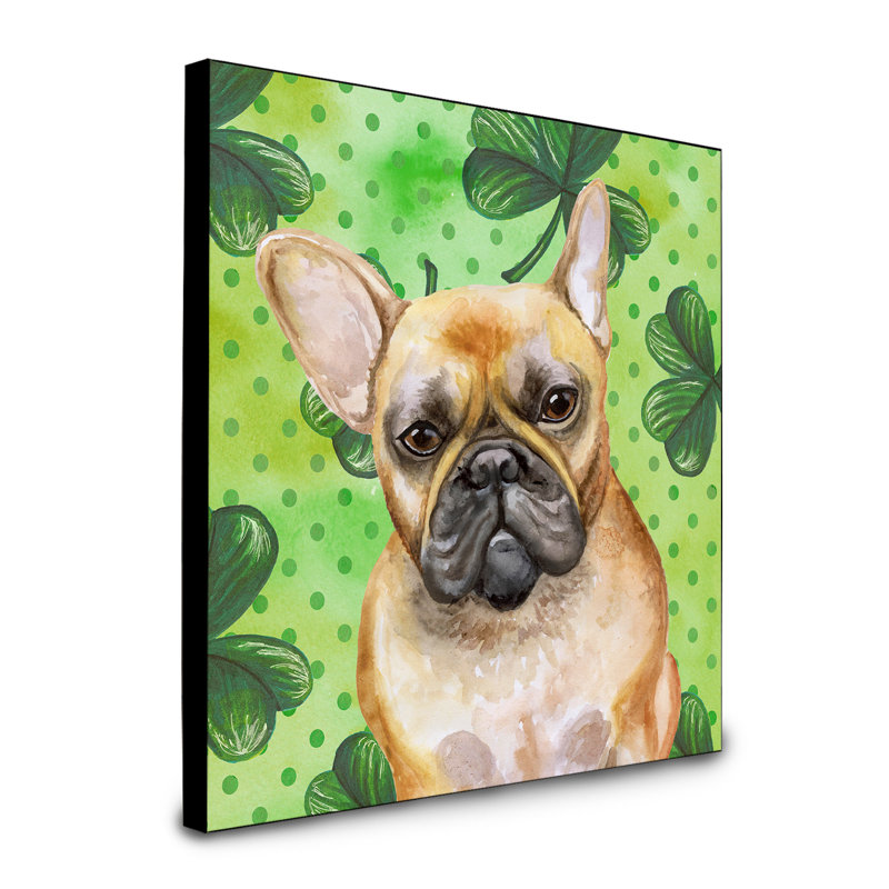 Panneau mural d’art Ibiza, Bouledogue français