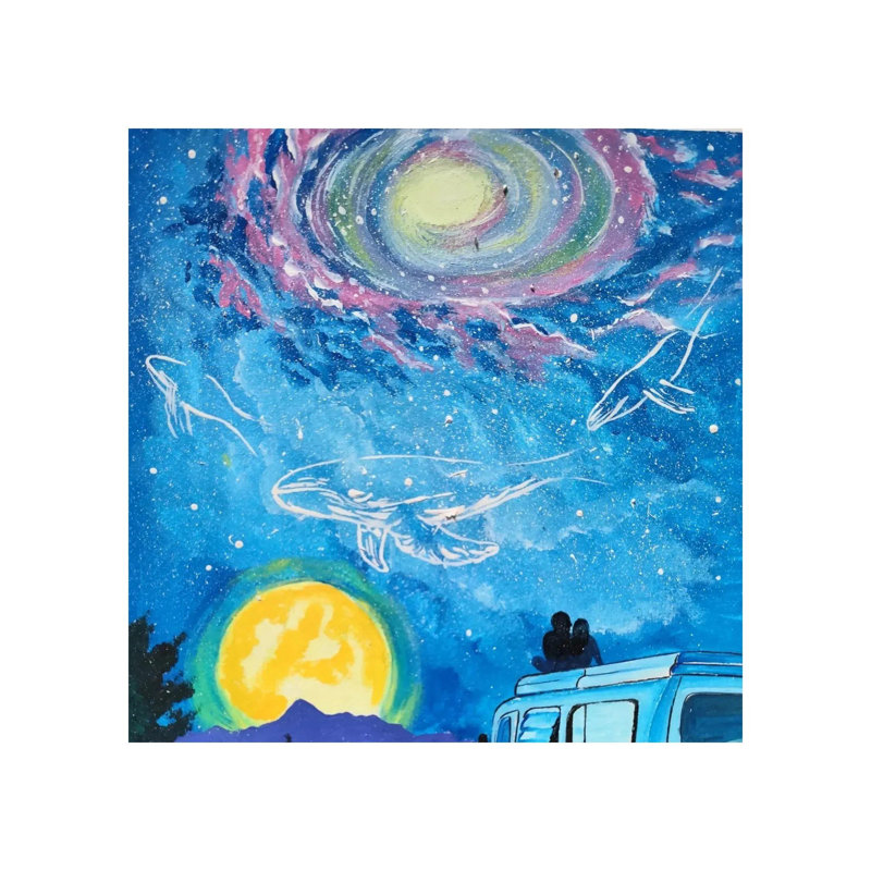 Art Milkyway | Aquarelle sur toile | Par Swati Tripathi