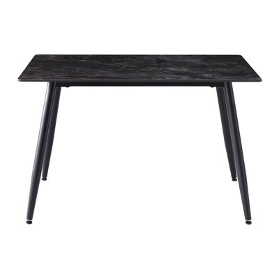 120cm Modern 4 Seater Rectangle Shape Top Kitchen & Dining Room Table