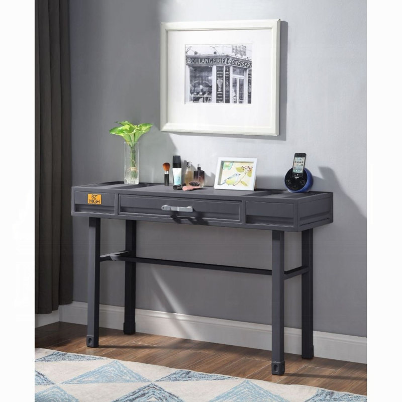 Bureau d'écriture rectangulaire l 47 po Cargo, Gris