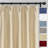 Kassia Pinch Pleated Faux Linen Textured Blackout Thermal Insulated Curtains-461733264-461733295