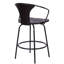 Swivel Counter Stool with Metal Frame-785864565
