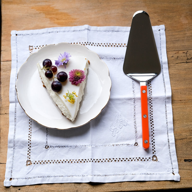 Bistrot Solid Cake Server, Orange