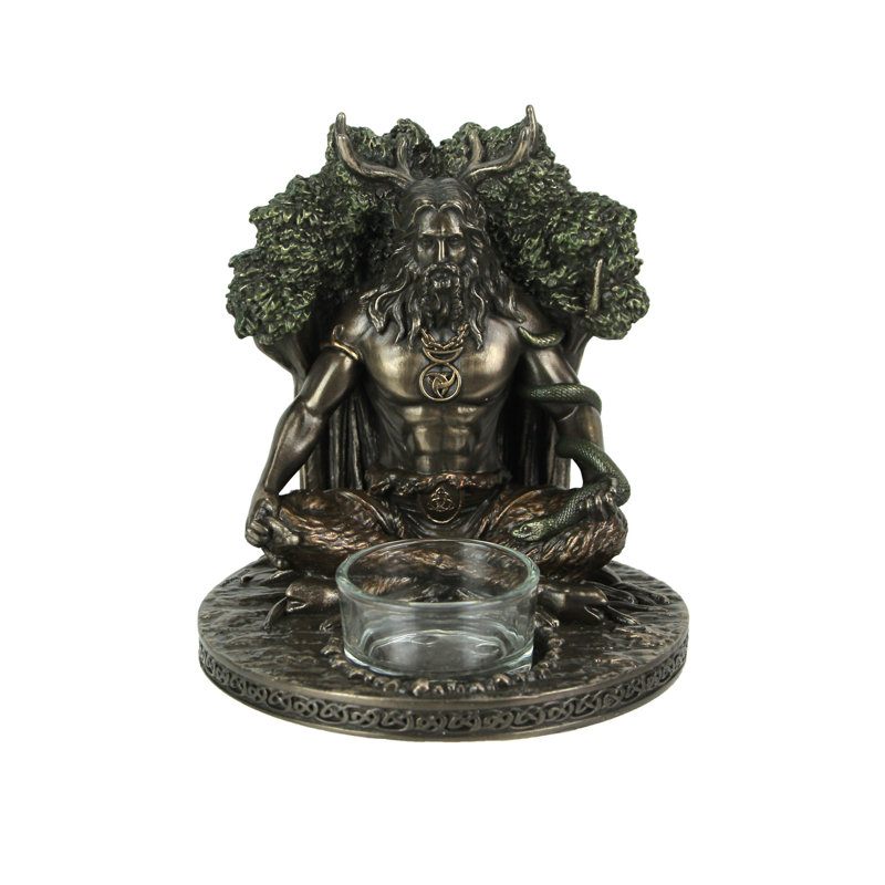 5'' H Polyresin Tabletop Tealight Holder