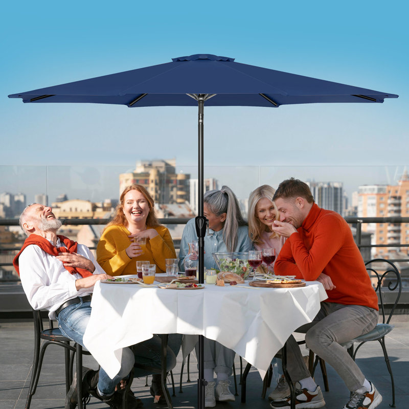 Parasol de table 10 pi, Bleu très foncé