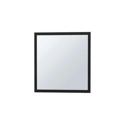 Armoire à pharmacie avec miroir noir pour salle de bain et cuisine, H 21,1 po x l 19,7 po, 4 tablettes