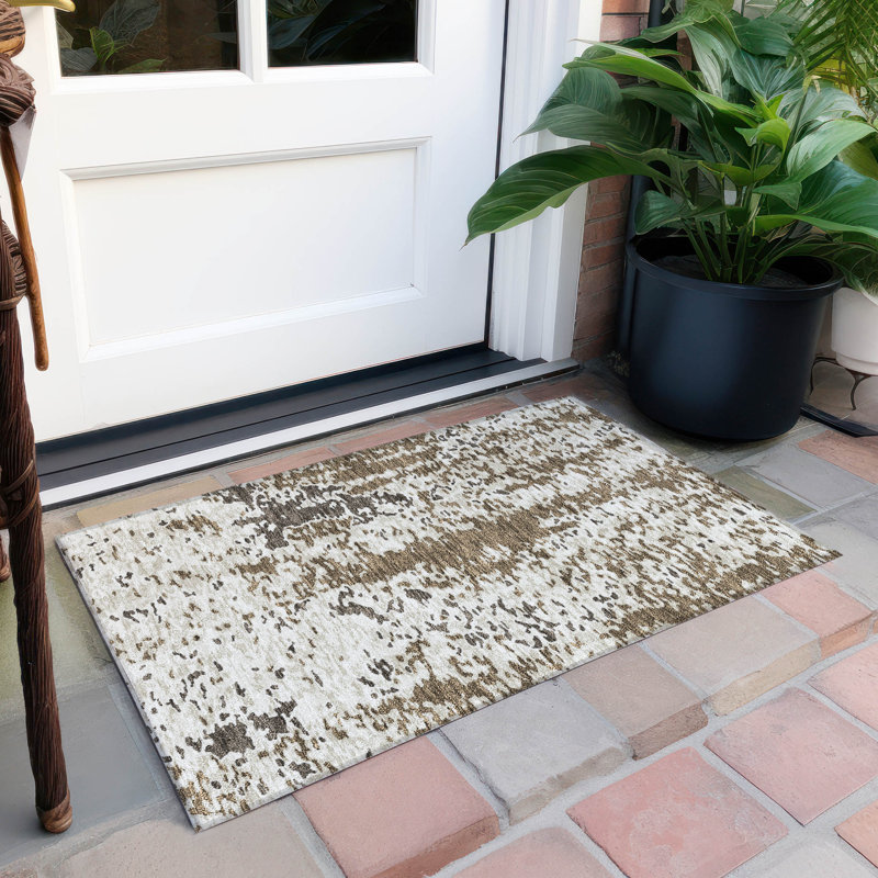 Tapis antidérapant Aleg, Rectangle 1 pi 8 po x 2 pi 6 po