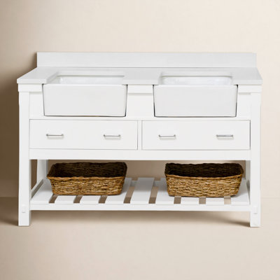 Ensemble de meuble-lavabo double 60 po Hitton