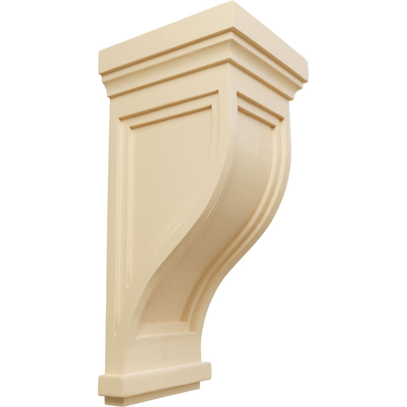 Mission Corbel, Brun pâle, H 17 po x l 7,5 po x P 8 po