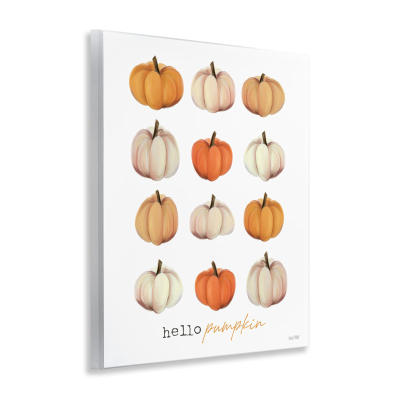 «Hello Pumpkin Autumn Gourds», plaque murale par House Fenway