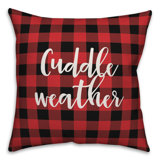 Plaid Throw Pillow