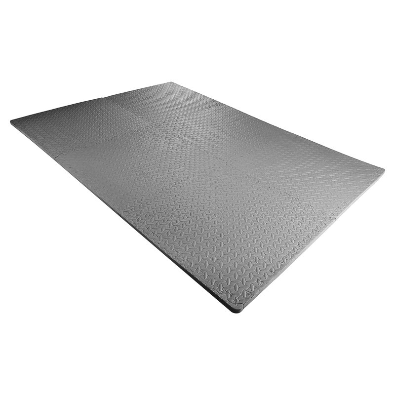 24" L x 24" W x Foam Tile, Gray