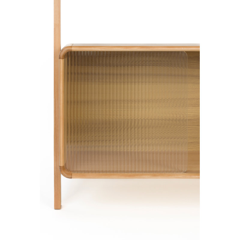 Bookcase Solid Wood Bookcase, Natural