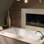 Andrea® 19 DoloMatte 54" x 32" Soaking Solid Surface Bathtub-334094719-296523259