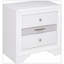 Table de chevet blanche à 3 tiroirs Newnan-279006338