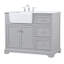 Ensemble de meuble-lavabo simple 42 po Pardue-3485563