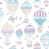 Purple/White/Blue