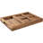 Wooden Serving Trays With Handle - Set Of 7 Rectangular Platters For Entertaining, Breakfast, Coffee Table, Home Decor