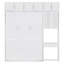 Lit escamotable double pleine grandeur avec bureau-402090721