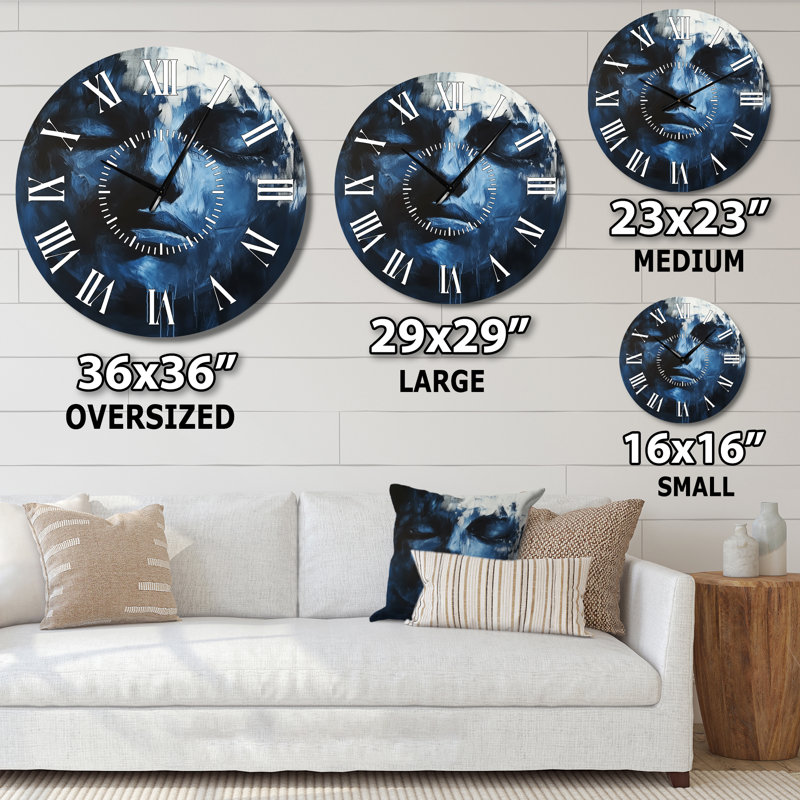 Horloge murale Moody Expression, Surdimensionné