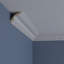 Moulure couronnée Endurathane Loera, H 2 7/8 po x P 2 7/8 po x F 3 7/8 po x L 94 1/2 po, (répétition 2 5/8 po), apprêtée en usine