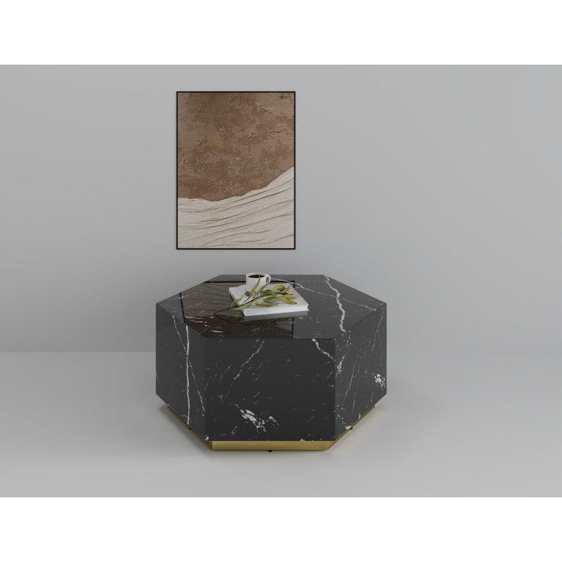 Zahil Coffee Table, Black