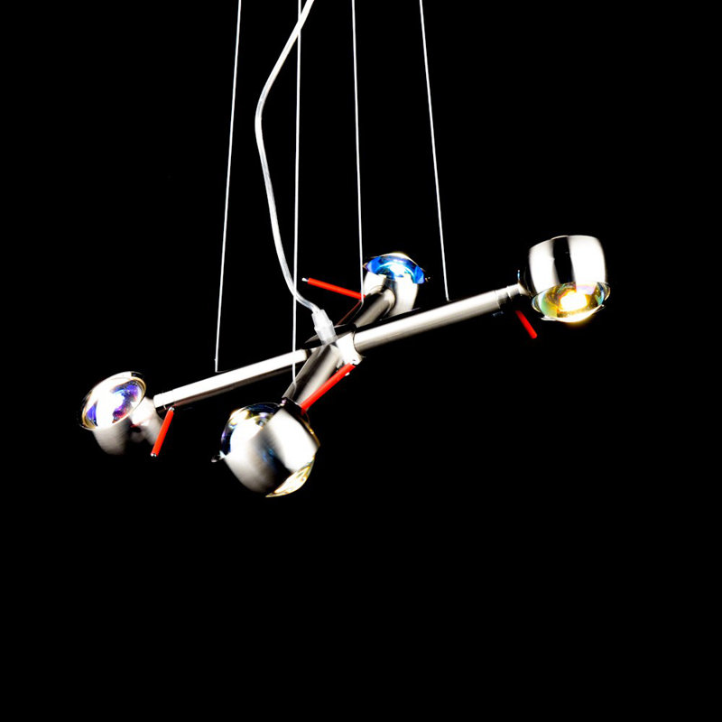 Beam 4-Light Aluminum Effect Pendant