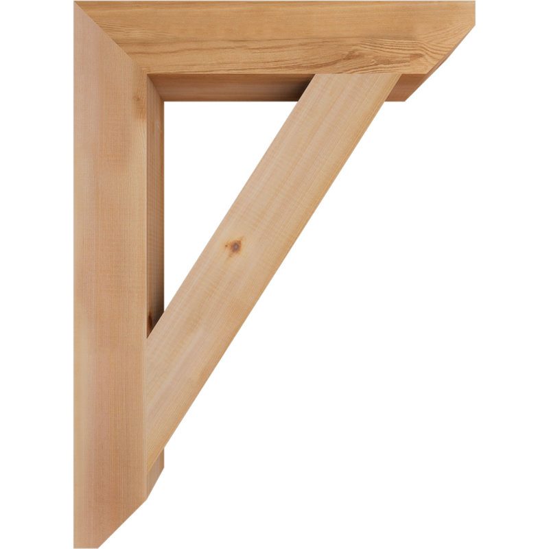 Support latté traditionnel de l 3 1/2 po x P 22 po x H 30 po, cèdre rouge de l'Ouest, Cèdre rouge
