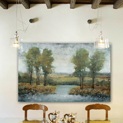 "Stream Side II" Print on Wrapped Canvas